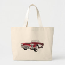 1961 Corvette C1: Candy Apple Finish: Canvas Bag