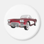 1961 Corvette C1: Candy Apple Finish: Magnets