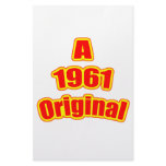 1961 Original Red Stationery Design