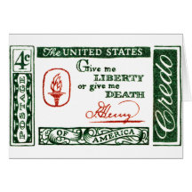 1961 Patrick Henry American Credo Cards