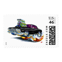 1962-63 Impala Black Car Postage Stamp