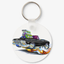 1962-63 Impala Black Convertible keychains by maddmaxart 1962-63 Impala Black Convertible keychains