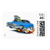 1962-63 Impala Blue Car Stamps