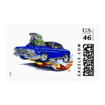 1962-63 Impala Dark Blue Car Stamp