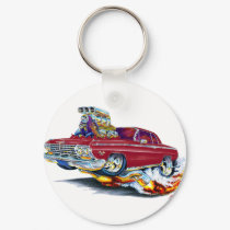 1962-63 Impala Maroon Car keychains by maddmaxart 1962-63 Impala Maroon Car keychains