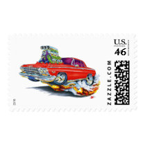 1962-63 Impala Red Car Stamps