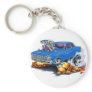 1962-65 Nova Blue Car Keychains