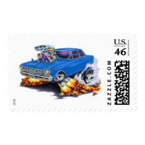 1962-65 Nova Blue Car Stamp