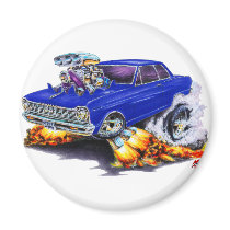 1962-65 Nova Dark Blue Car Magnets