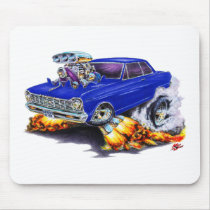 1962-65 Nova Dark Blue Car Mouse Pads