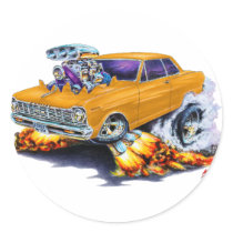 1962-65 Nova Orange Car Stickers