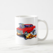 1962-65 Nova Red Car Coffee Mugs
