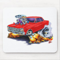 1962-65 Nova Red Car Mousepads
