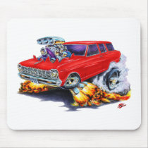 1962-65 Nova Red Wagon Mouse Pads