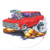 1962-65 Nova Red Wagon Stickers