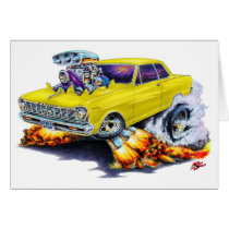 1962-65 Nova Yellow Car Cards