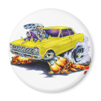 1962-65 Nova Yellow Car Refrigerator Magnets