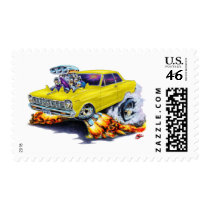 1962-65 Nova Yellow Car Stamp