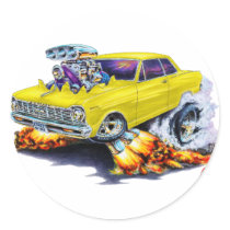 1962-65 Nova Yellow Car Stickers
