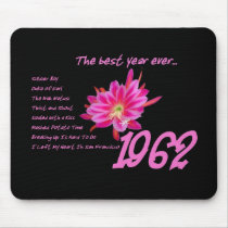 1962 Hit Songs - The Best Year Ever mousepads