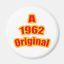 1962 Original Red Fridge Magnet
