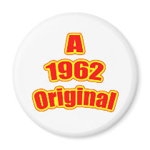 1962 Original Red Fridge Magnet