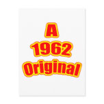 1962 Original Red Post Card