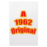 1962 Original Red Personalized Stationery