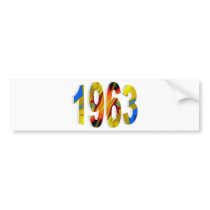 1963 BUMPER STICKER