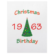1963 Christmas Birthday Personalized Letterhead