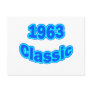 1963 Classic Blue Post Card