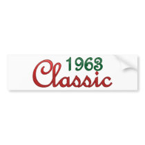 1963 Classic Bumper Sticker