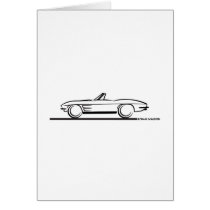 1963 Corvette Convertible Card