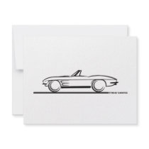 1963 Corvette Convertible invitations