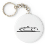 1963 Corvette Convertible Key Chain