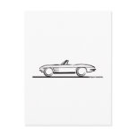 1963 Corvette Convertible Postcard