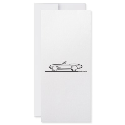 1963 Corvette Convertible Full Color Rack Card by frengi