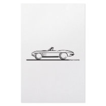1963 Corvette Convertible Custom Stationery