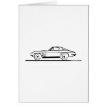 1963 Corvette Sting Ray Split Window Coupe Cards