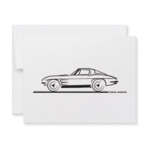 1963 Corvette Sting Ray Split Window Coupe invitations