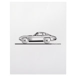 1963 Corvette Sting Ray Split Window Coupe Letterhead Template
