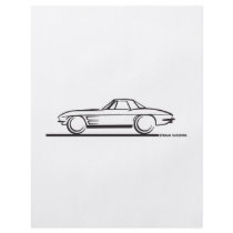 1963 Corvette Stingray Hardtop Flyer Design