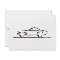 1963 Corvette Stingray Hardtop invitations
