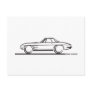 1963 Corvette Stingray Hardtop Post Card