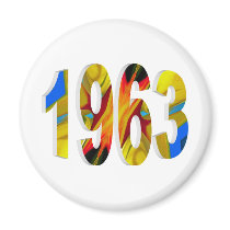 1963 FRIDGE MAGNETS