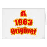 1963 Original Red Card