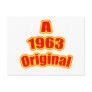 1963 Original Red Post Card