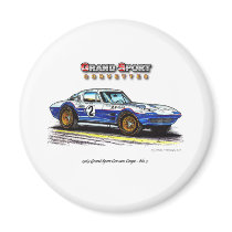 1963 Roger Penske Coupe racing Grand Sport magnets