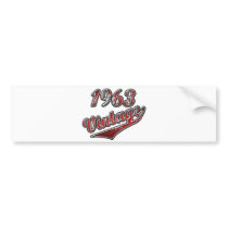 1963 Vintage Bumper Sticker