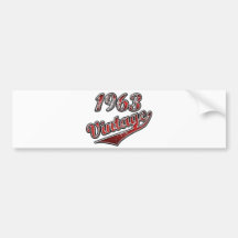 1963 Vintage Bumper Sticker